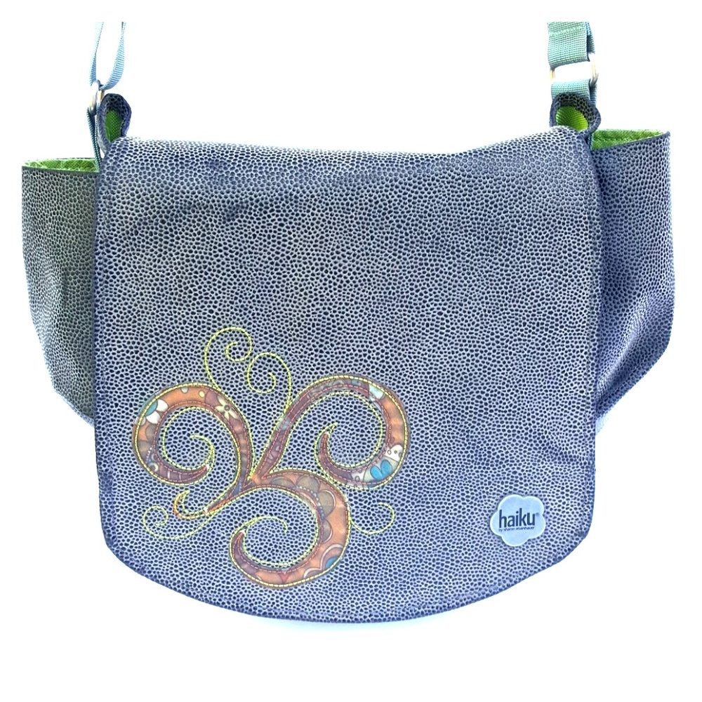 Haiku vegan leather crossbody bag